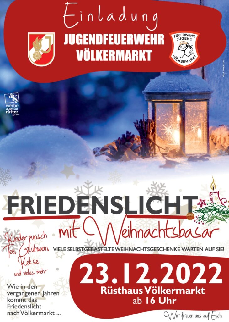 Friedenslicht mit Weihnachtsbasar