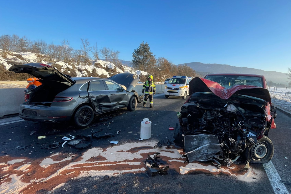 Verkehrsunfall A2 Südautobahn