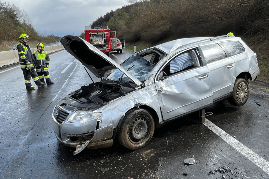 Verkehrsunfall auf der A2